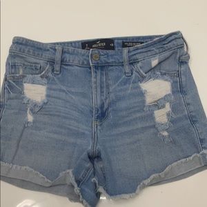 Hollister high rised short size 7